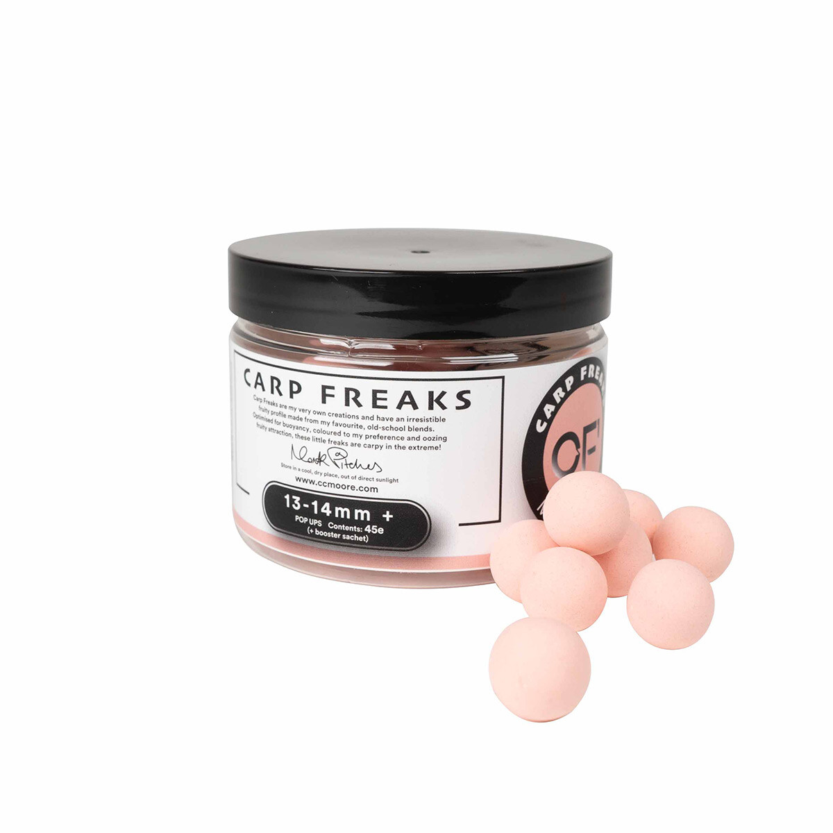 Carp Freaks + Pop Ups Pink 12 mm (55 Stück)